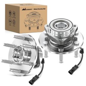 imageNilight Front Wheel Hub and Bearing Assembly for Chevy Impala 2000 2002 2003 2004 2005 2006 20072011 Buick Lacrosse Allure 20052009 Cadillac DTS Eldorado Buick Century 5 Lug wABS OEM 513121Silverado 1500 199920064WDAWD