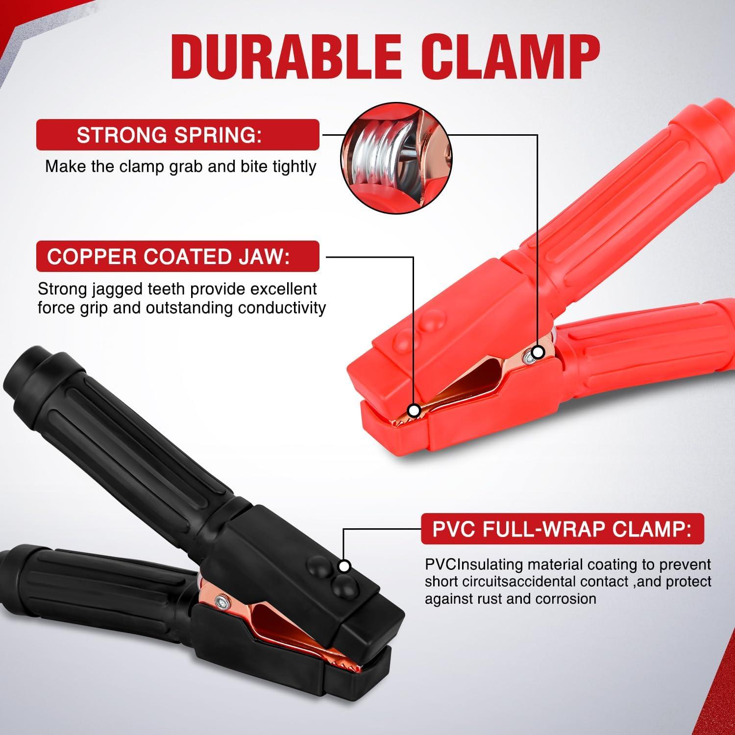 imageNilight Jumper Cables for Car Battery 0 Gauge 20 FT Booster Cable Heavy Duty 1000 A CCA with Carrying Bag Jump Start Emergency Kit Pickup Truck RV Vans SUV0 Guage 30 FT