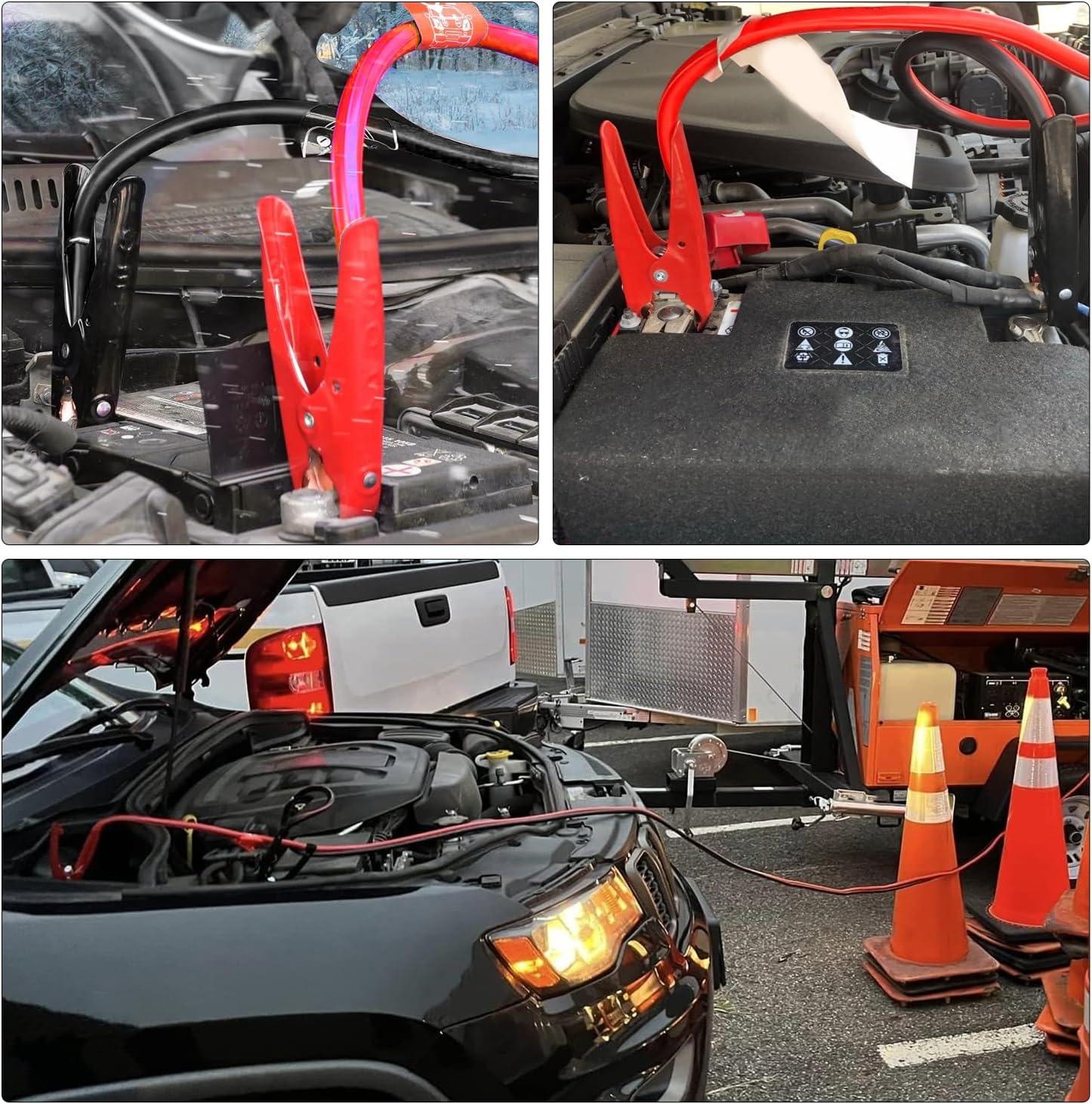 imageNilight Jumper Cables for Car Battery 0 Gauge 20 FT Booster Cable Heavy Duty 1000 A CCA with Carrying Bag Jump Start Emergency Kit Pickup Truck RV Vans SUV4 Guage 20 FT