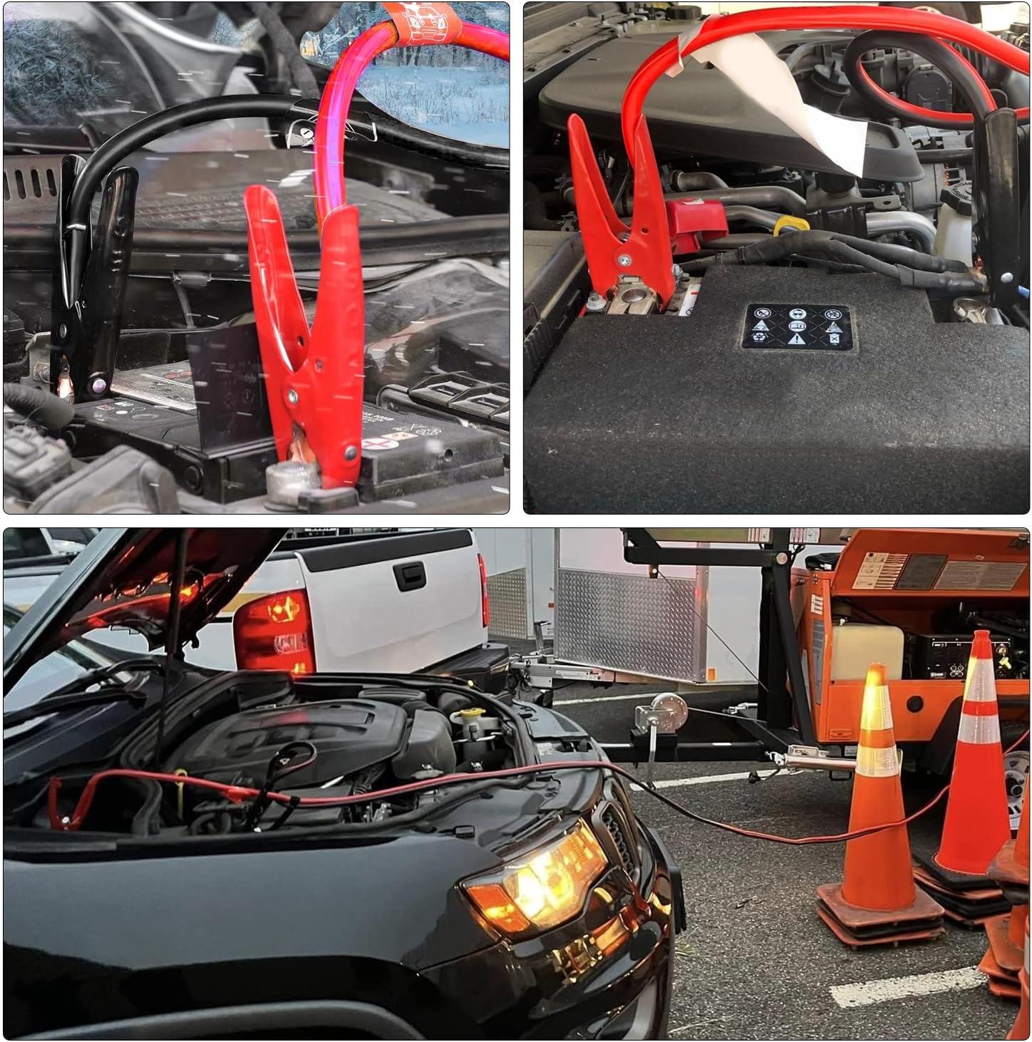 imageNilight Jumper Cables for Car Battery 0 Gauge 20 FT Booster Cable Heavy Duty 1000 A CCA with Carrying Bag Jump Start Emergency Kit Pickup Truck RV Vans SUV2 Guage 16 FT