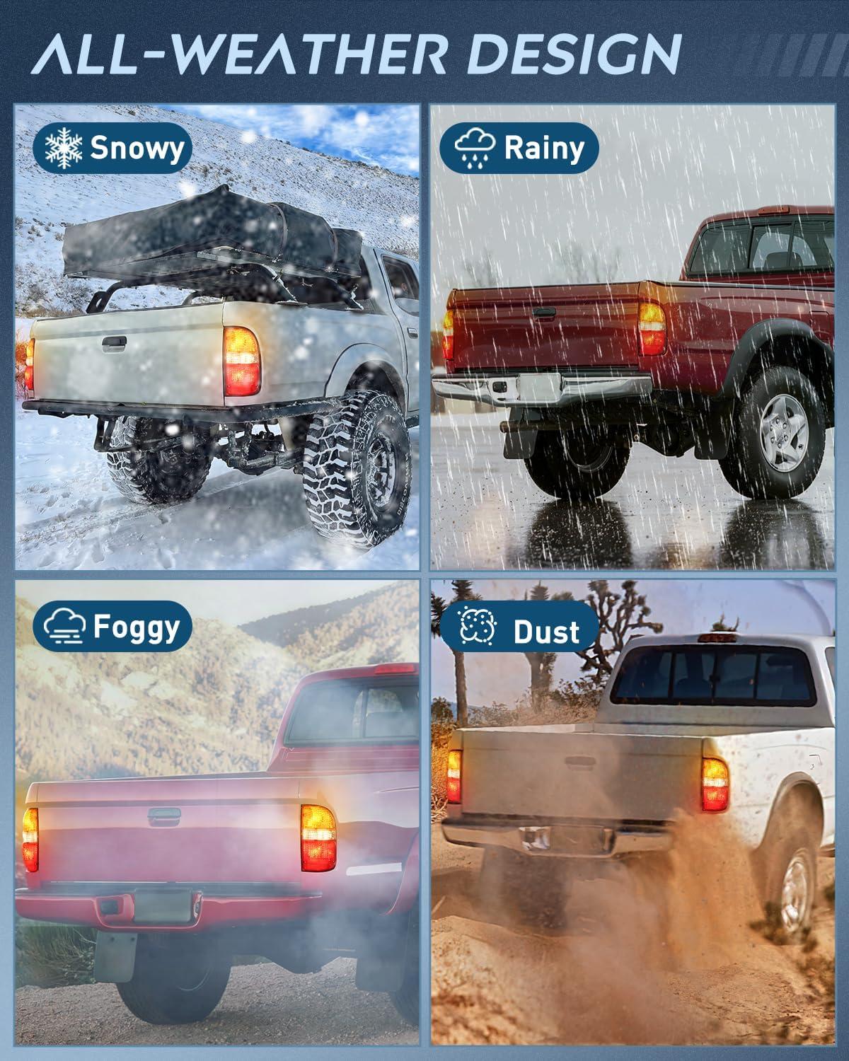 imageNilight Taillight Assembly Compatible with 2001 2002 2003 2004 Toyota Tacoma Rear Lamp Replacement OE Style Driver SidePassenger Side