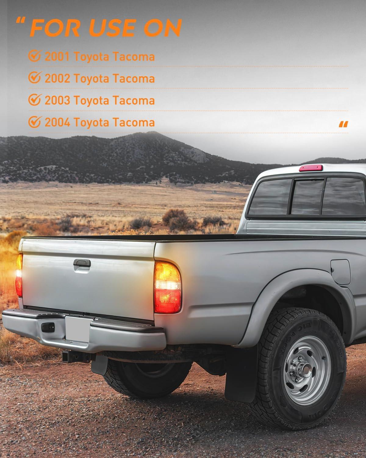 imageNilight Taillight Assembly Compatible with 2001 2002 2003 2004 Toyota Tacoma Rear Lamp Replacement OE Style Driver SidePassenger Side