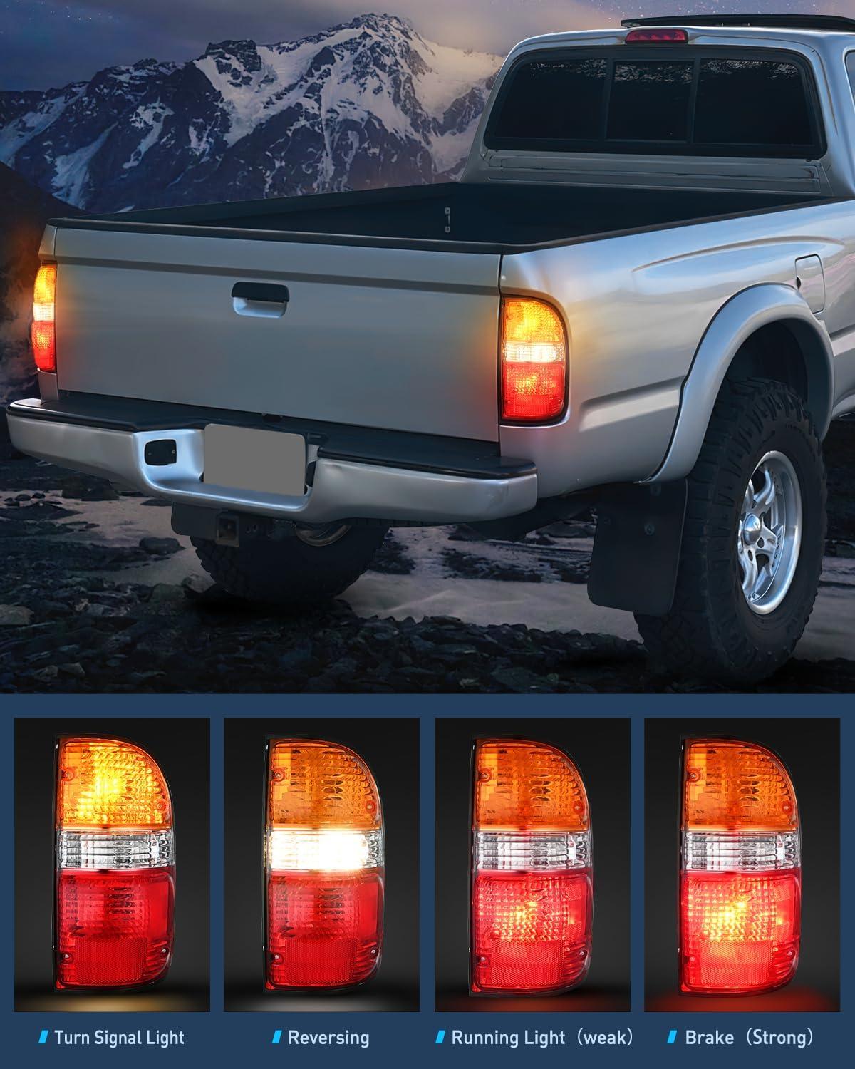 imageNilight Taillight Assembly Compatible with 2001 2002 2003 2004 Toyota Tacoma Rear Lamp Replacement OE Style Driver SidePassenger Side