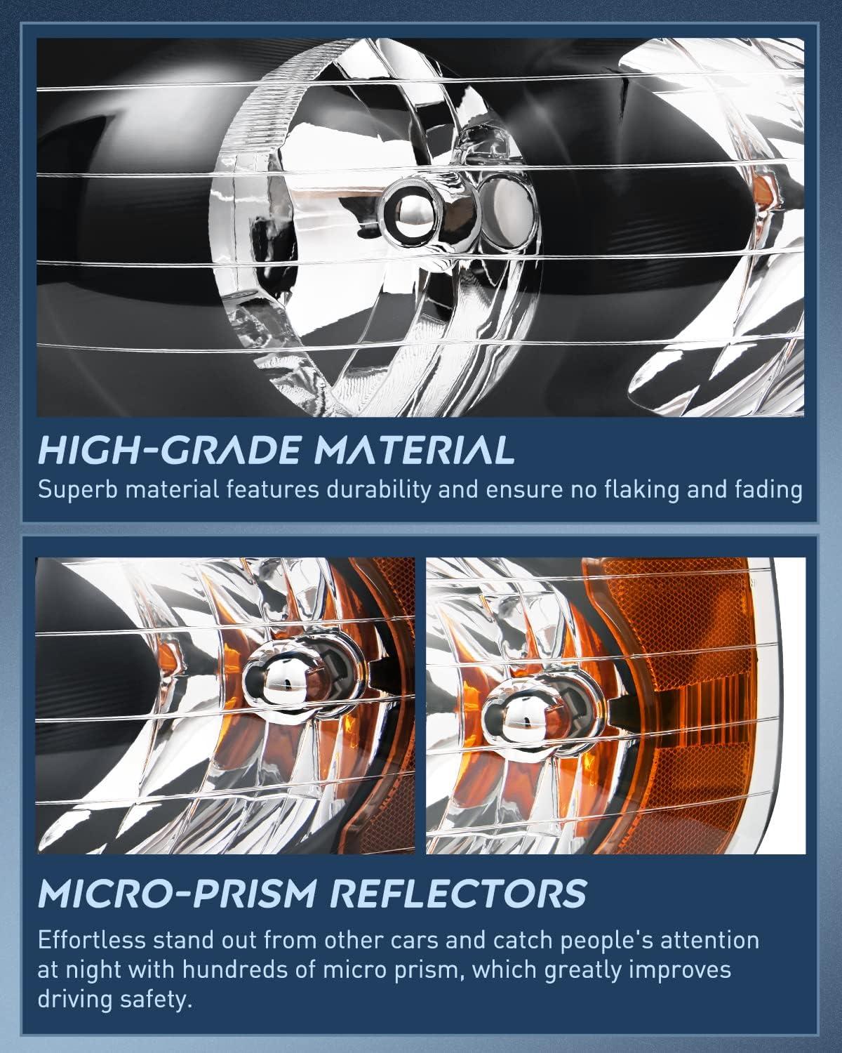 imageNilight Taillight Assembly Compatible with 2002 2003 2004 2005 2006 Dodge Ram 1500 2500 3500 Rear Lamp Replacement OE Style Driver SideBlack Housing  Amber Reflector