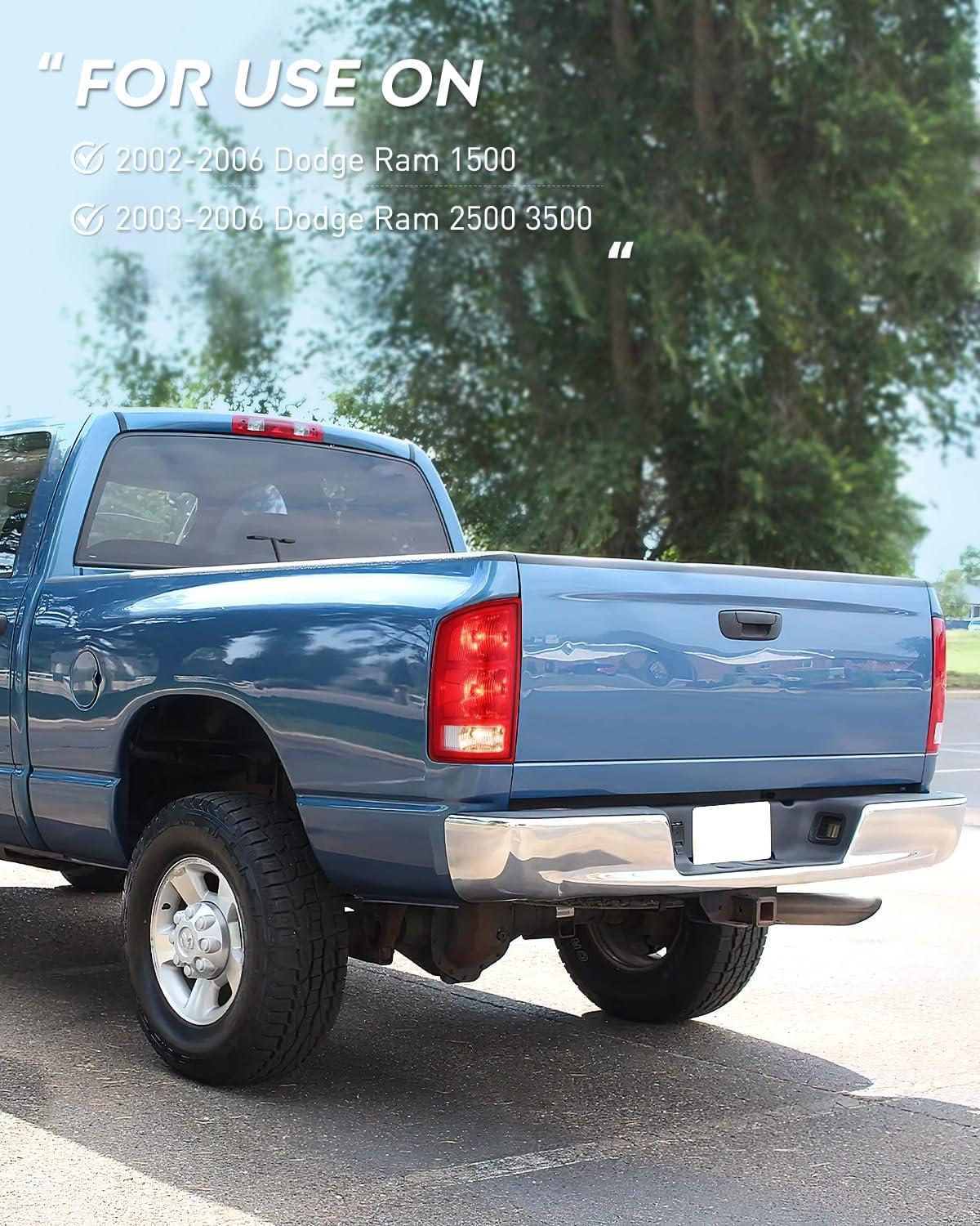 imageNilight Taillight Assembly Compatible with 2002 2003 2004 2005 2006 Dodge Ram 1500 2500 3500 Rear Lamp Replacement OE Style Driver SidePair of Driver and Passenger Side