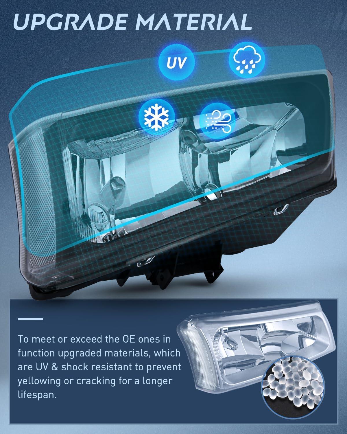 imageNilight Taillight Assembly Compatible with 2003 2004 2005 2006 Chevy Silverado 1500 1500HD 2500 2500HD 3500 2007 Chevrolet Classic OE Style Taillight Rear Lamp Driver and Passenger Side wBulbsBlack Housing  Clear Reflector