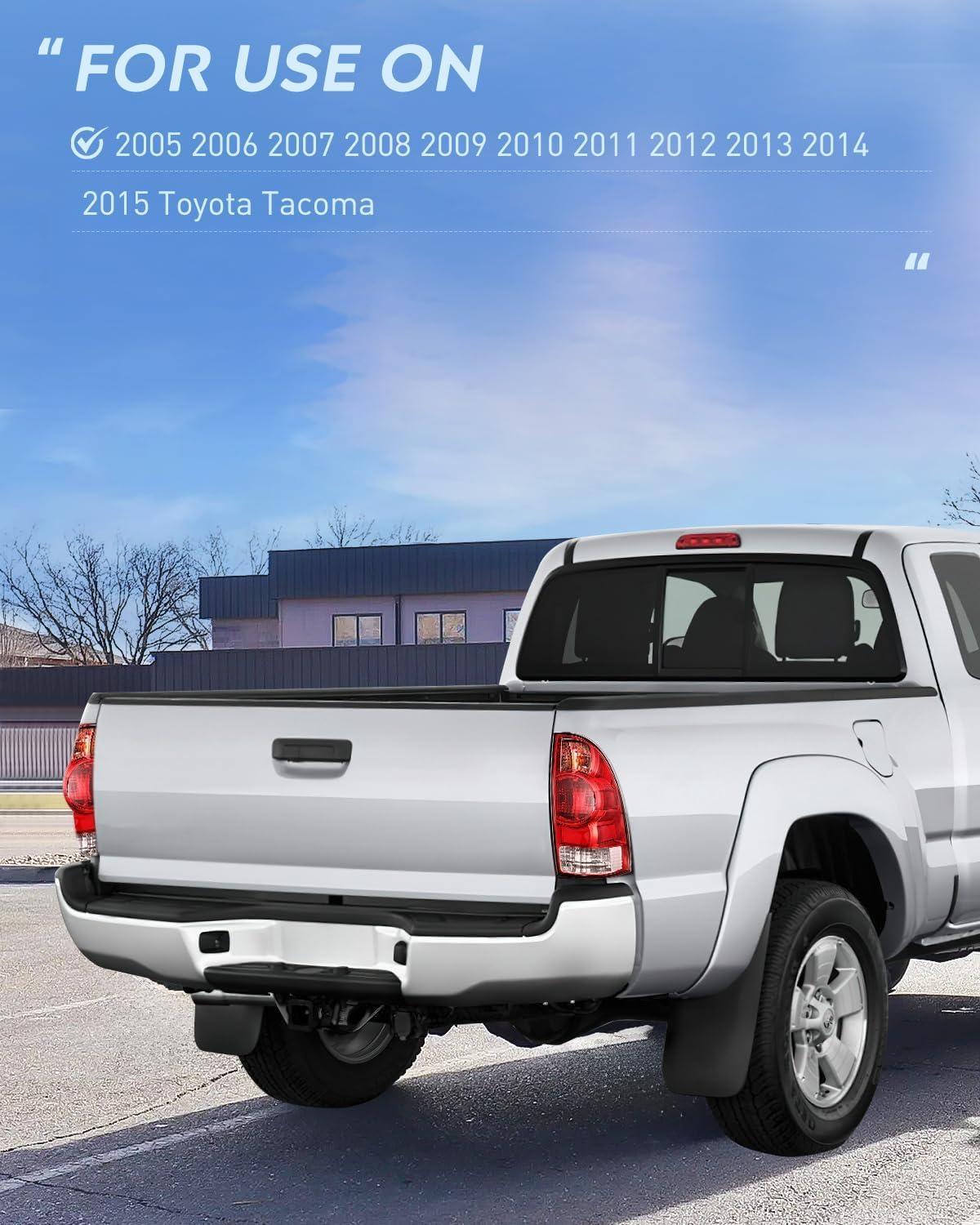 imageNilight Taillight Assembly Compatible with 2005 2006 2007 2008 2009 2010 2011 2012 2013 2014 2015 Toyota Tacoma Rear Tail Light Lamp Replacement OE Style Driver Side and Passenger SideRed HousingDriver Side