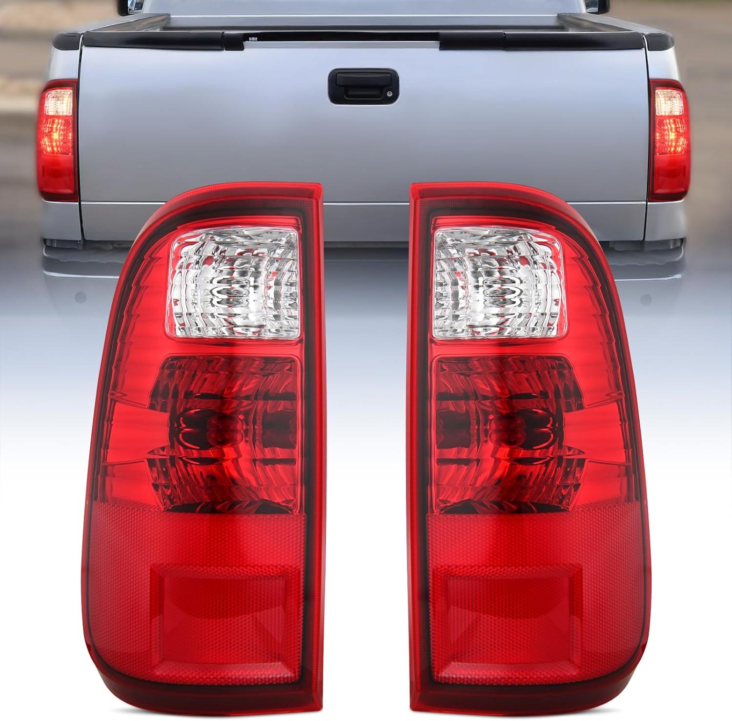 imageNilight Taillight Assembly Compatible with 2008 2009 2010 2011 2012 2013 2014 2015 2016 Ford F250 F350 F450 Super Duty Rear Lamp Replacement OE Style Passenger SideRed