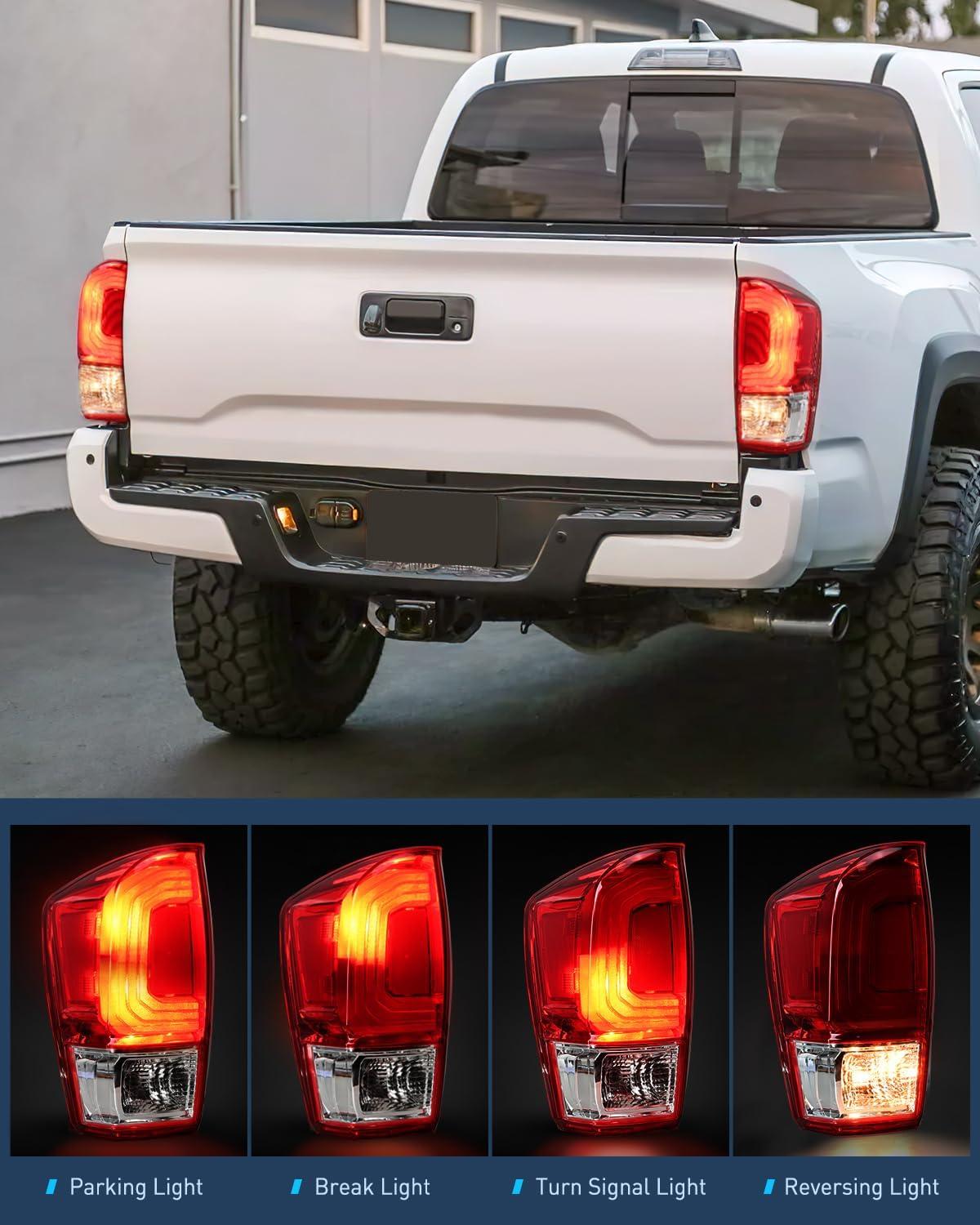 imageNilight Taillight Assembly Compatible with 2016 2017 2018 2019 2020 2021 2022 2023 Toyota Tacoma Rear Lamp Replacement OE Style Driver Side and Passenger SideDriver Side