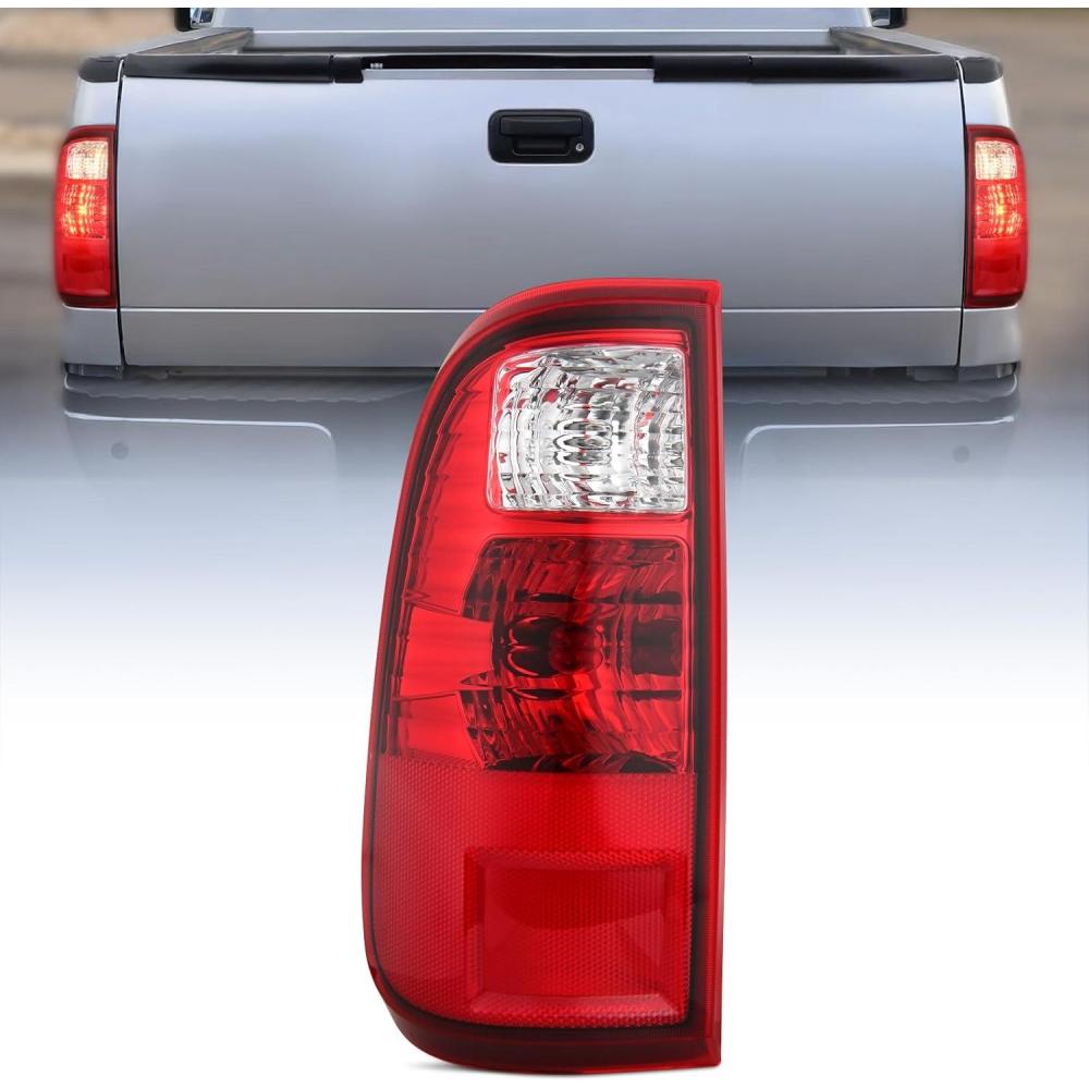 imageNilight Taillight Assembly Compatible with 2008 2009 2010 2011 2012 2013 2014 2015 2016 Ford F250 F350 F450 Super Duty Rear Lamp Replacement OE Style Passenger SideRed