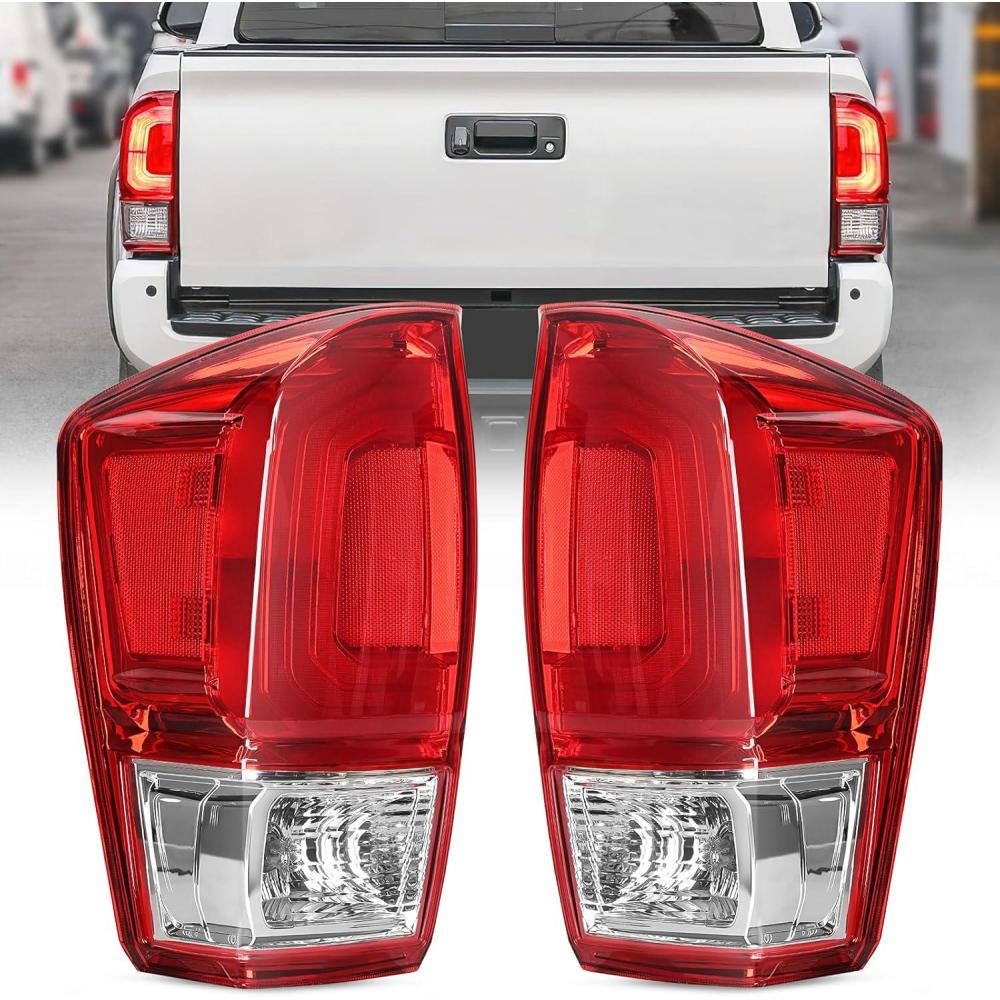 imageNilight Taillight Assembly Compatible with 2016 2017 2018 2019 2020 2021 2022 2023 Toyota Tacoma Rear Lamp Replacement OE Style Driver Side and Passenger SidePair of Driver and Passenger Side