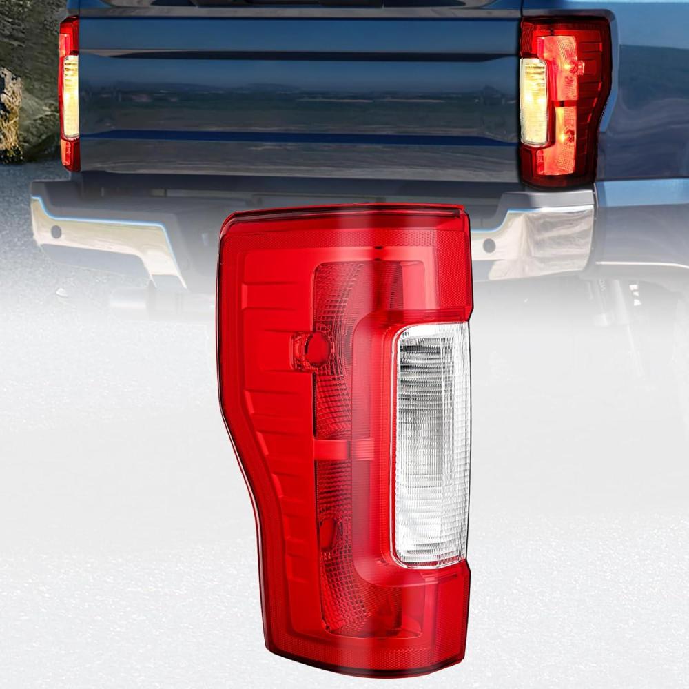imageNilight Taillight Assembly Compatible with 2017 2018 2019 Ford F250 F350 Super Duty Rear Lamp Replacement OE Style Driver Side Red LensRed