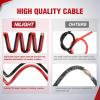 imageNilight Jumper Cables for Car Battery 0 Gauge 20 FT Booster Cable Heavy Duty 1000 A CCA with Carrying Bag Jump Start Emergency Kit Pickup Truck RV Vans SUV4 Guage 20 FT