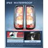 imageNilight Taillight Assembly Compatible with 1999 2000 2001 2002 2003 2004 2005 2006 2007 Chevy Silverado 19992002 GMC Sierra Rear Lamp Classic Body OE Style Chrome Housing Clear LensChrome