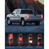 imageNilight Taillight Assembly Compatible with 1999 2000 2001 2002 2003 2004 2005 2006 2007 Chevy Silverado 19992002 GMC Sierra Rear Lamp Classic Body OE Style Chrome Housing Clear LensChrome