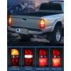 imageNilight Taillight Assembly Compatible with 2001 2002 2003 2004 Toyota Tacoma Rear Lamp Replacement OE Style Driver SideChrome Housing  Amber Reflector wTailight