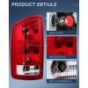 imageNilight Taillight Assembly Compatible with 2002 2003 2004 2005 2006 Dodge Ram 1500 2500 3500 Rear Lamp Replacement OE Style Driver SidePair of Driver and Passenger Side