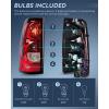 imageNilight Taillight Assembly Compatible with 2003 2004 2005 2006 Chevy Silverado 1500 1500HD 2500 2500HD 3500 2007 Chevrolet Classic OE Style Taillight Rear Lamp Driver and Passenger Side wBulbsDriver Side