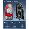imageNilight Taillight Assembly Compatible with 2005 2006 2007 2008 2009 2010 2011 2012 2013 2014 2015 Toyota Tacoma Rear Tail Light Lamp Replacement LED Lens Passenger SideRedPair