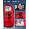 imageNilight Taillight Assembly Compatible with 2008 2009 2010 2011 2012 2013 2014 2015 2016 Ford F250 F350 F450 Super Duty Rear Lamp Replacement OE Style Passenger SideRed