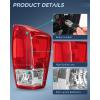 imageNilight Taillight Assembly Compatible with 2016 2017 2018 2019 2020 2021 2022 2023 Toyota Tacoma Rear Lamp Replacement OE Style Driver Side and Passenger SidePassenger Side