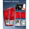 imageNilight Taillight Assembly Compatible with 2016 2017 2018 2019 2020 2021 2022 2023 Toyota Tacoma Rear Lamp Replacement OE Style Driver Side and Passenger SidePair of Driver and Passenger Side