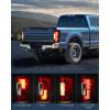 imageNilight Taillight Assembly Compatible with 2017 2018 2019 Ford F250 F350 Super Duty Rear Lamp Replacement OE Style Driver Side Red LensRed