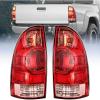 imageNilight Taillight Assembly Compatible with 2005 2006 2007 2008 2009 2010 2011 2012 2013 2014 2015 Toyota Tacoma Rear Tail Light Lamp Replacement OE Style Driver Side and Passenger SideRed HousingPair