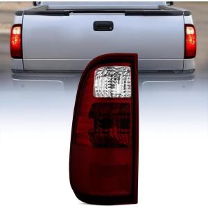 imageNilight Taillight Assembly Compatible with 2008 2009 2010 2011 2012 2013 2014 2015 2016 Ford F250 F350 F450 Super Duty Rear Lamp Replacement OE Style Passenger SideDark Red