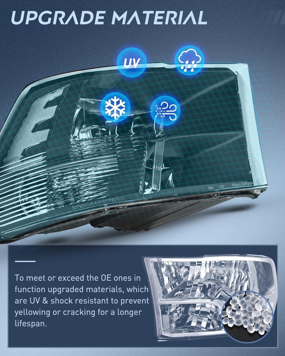 imageNilight Passenger Side Taillight Assembly for 2009 2010 2011 2012 2013 2014 2015 2016 2017 2018 Dodge Ram 1500 2500 3500 Rear Lamp Replacement OE Style wBulbs and Harness RightBlack Housing  Clear Reflector