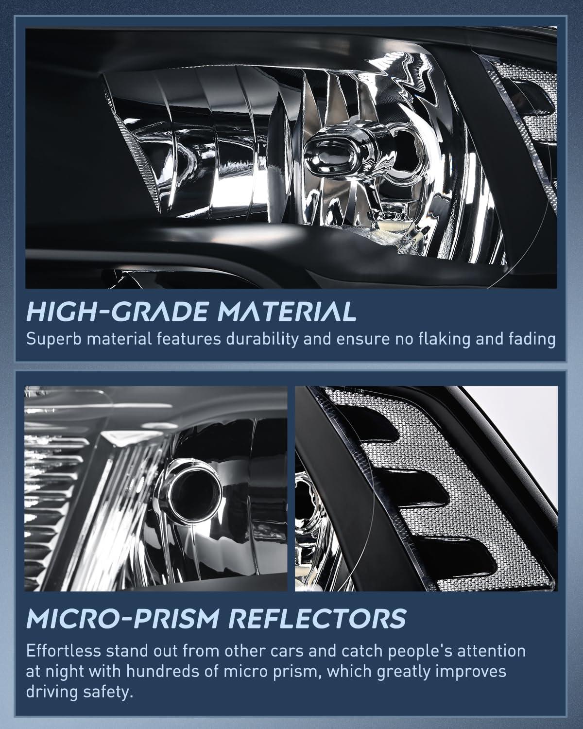 imageNilight Passenger Side Taillight Assembly for 2009 2010 2011 2012 2013 2014 2015 2016 2017 2018 Dodge Ram 1500 2500 3500 Rear Lamp Replacement OE Style wBulbs and Harness RightBlack Housing  Clear Reflector