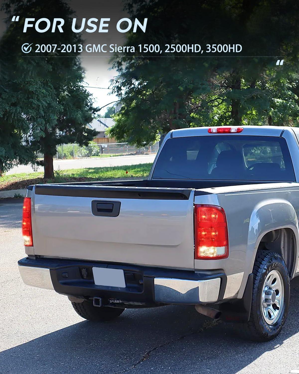 imageNilight Taillight Assembly Compatible with 2007 2008 2009 2010 2011 2012 2013 GMC Sierra 1500 2500HD 3500HD Rear Lamp Replacement OE Style Driver SideDriver Side