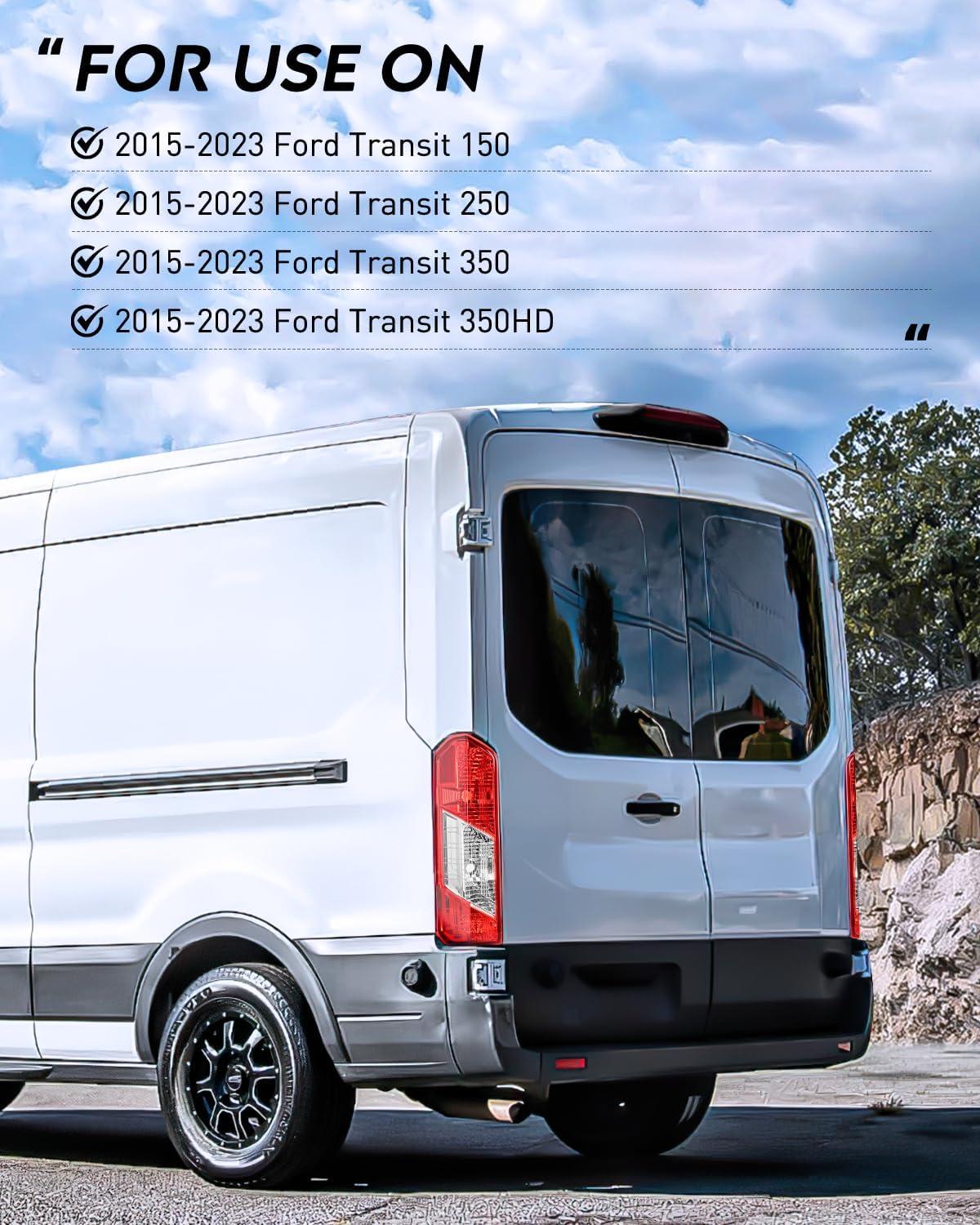 imageNilight Taillight Assembly Compatible with Ford Transit 150 250 350 350HD 2015 2016 2017 2018 2019 2020 2021 2022 2023 Rear Lamp Replacement OE Style Driver SideDriver Side