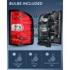 imageNilight Passenger Side Taillight Assembly for 2007 2008 2009 2010 2011 2012 2013 2013 2014 Chevy Silverado 1500 2500HD 3500HD 20072013 GMC Sierra 3500HD Rear Lamp wBulbs and HarnessRedPassenger Side