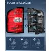 imageNilight Passenger Side Taillight Assembly for 2007 2008 2009 2010 2011 2012 2013 2013 2014 Chevy Silverado 1500 2500HD 3500HD 20072013 GMC Sierra 3500HD Rear Lamp wBulbs and HarnessRedDriver Side