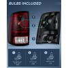 imageNilight Passenger Side Taillight Assembly for 2009 2010 2011 2012 2013 2014 2015 2016 2017 2018 Dodge Ram 1500 2500 3500 Rear Lamp Replacement OE Style wBulbs and Harness RightDark RedDriver Side