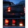 imageNilight Passenger Side Taillight Assembly for 2009 2010 2011 2012 2013 2014 2015 2016 2017 2018 Dodge Ram 1500 2500 3500 Rear Lamp Replacement OE Style wBulbs and Harness RightDark RedPair of Driver and Passenger Side