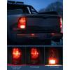 imageNilight Passenger Side Taillight Assembly for 2009 2010 2011 2012 2013 2014 2015 2016 2017 2018 Dodge Ram 1500 2500 3500 Rear Lamp Replacement OE Style wBulbs and Harness RightRed