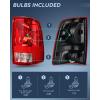 imageNilight Passenger Side Taillight Assembly for 2009 2010 2011 2012 2013 2014 2015 2016 2017 2018 Dodge Ram 1500 2500 3500 Rear Lamp Replacement OE Style wBulbs and Harness RightRedPassenger Side