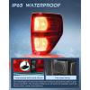 imageNilight Passenger Side Taillight Assembly for 2009 2010 2011 2012 2013 2014 Ford FF150 F150 Pickup Truck Right Rear Lamp Replacement OE Style Red Housing Tail lampBlackPassenger Side