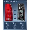 imageNilight Taillight Assembly Compatible with 1988 1989 1990 1991 1992 1993 1994 1995 1996 1997 1998 1999 Chevy GMC CK Suburban Blazer Tahoe Yukon 1999 2000 Silverado Sierra Cadillac EscaladePassenger Side