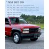 imageNilight Taillight Assembly Compatible with 1988 1989 1990 1991 1992 1993 1994 1995 1996 1997 1998 1999 Chevy GMC CK Suburban Blazer Tahoe Yukon 1999 2000 Silverado Sierra Cadillac EscaladeChrome Housing Clear Reflector