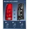 imageNilight Taillight Assembly Compatible with 1988 1989 1990 1991 1992 1993 1994 1995 1996 1997 1998 1999 Chevy GMC CK Suburban Blazer Tahoe Yukon 1999 2000 Silverado Sierra Cadillac EscaladeDriver Side