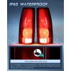 imageNilight Taillight Assembly Compatible with 1988 1989 1990 1991 1992 1993 1994 1995 1996 1997 1998 1999 Chevy GMC CK Suburban Blazer Tahoe Yukon 1999 2000 Silverado Sierra Cadillac EscaladeDark RedPair of Driver and Passenger Side