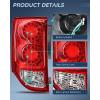 imageNilight Taillight Assembly Compatible with 2011 2012 2013 2014 2015 2016 2017 2018 2019 2020 Dodge Grand Caravan Rear Lamp Replacement OE Style Driver SideDriver Side