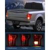 imageNilight Taillight Assembly Compatible with 2015 2016 2017 Ford F150 F150 Pickup Truck Taillight Rear Lamp Replacement OE Style Red Housing with Bulbs and Harness Driver SidePair of Driver and Passenger Side