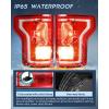 imageNilight Taillight Assembly Compatible with 2015 2016 2017 Ford F150 F150 Pickup Truck Taillight Rear Lamp Replacement OE Style Red Housing with Bulbs and Harness Driver SidePair of Driver and Passenger Side