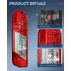 imageNilight Taillight Assembly Compatible with Ford Transit 150 250 350 350HD 2015 2016 2017 2018 2019 2020 2021 2022 2023 Rear Lamp Replacement OE Style Driver SideDriver Side