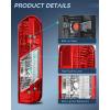 imageNilight Taillight Assembly Compatible with Ford Transit 150 250 350 350HD 2015 2016 2017 2018 2019 2020 2021 2022 2023 Rear Lamp Replacement OE Style Driver SidePassenger Side