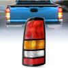 imageNilight Taillight Assembly Compatible with 1999 2000 2001 2002 2003 2004 2005 2006 GMC Sierra 19992002 Chevy Silverado Smoke Housing Rear Lamp Replacement Only Fits Fleetside ModelsBlack BorderDriver Side